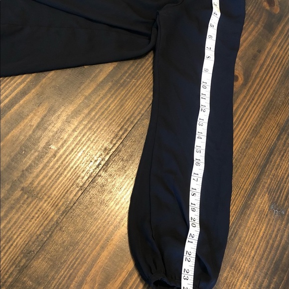 Black Embroidered Tunic Blouse Gold Exposed Zipper - Picture 8 of 11